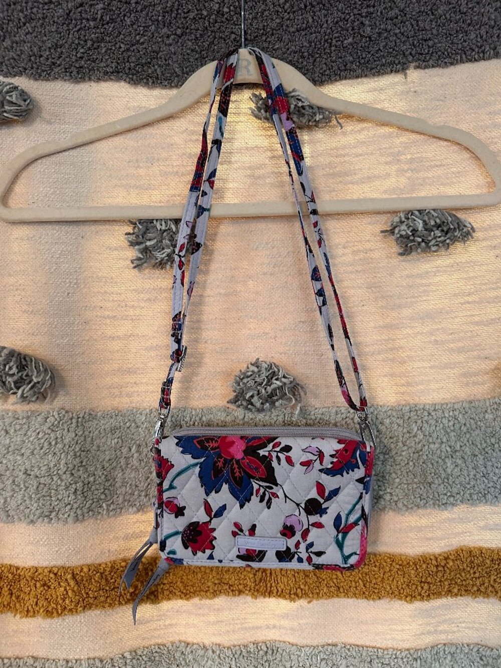 Vera Bradley Vineyard Floral RFID All in One Crossbody Bag